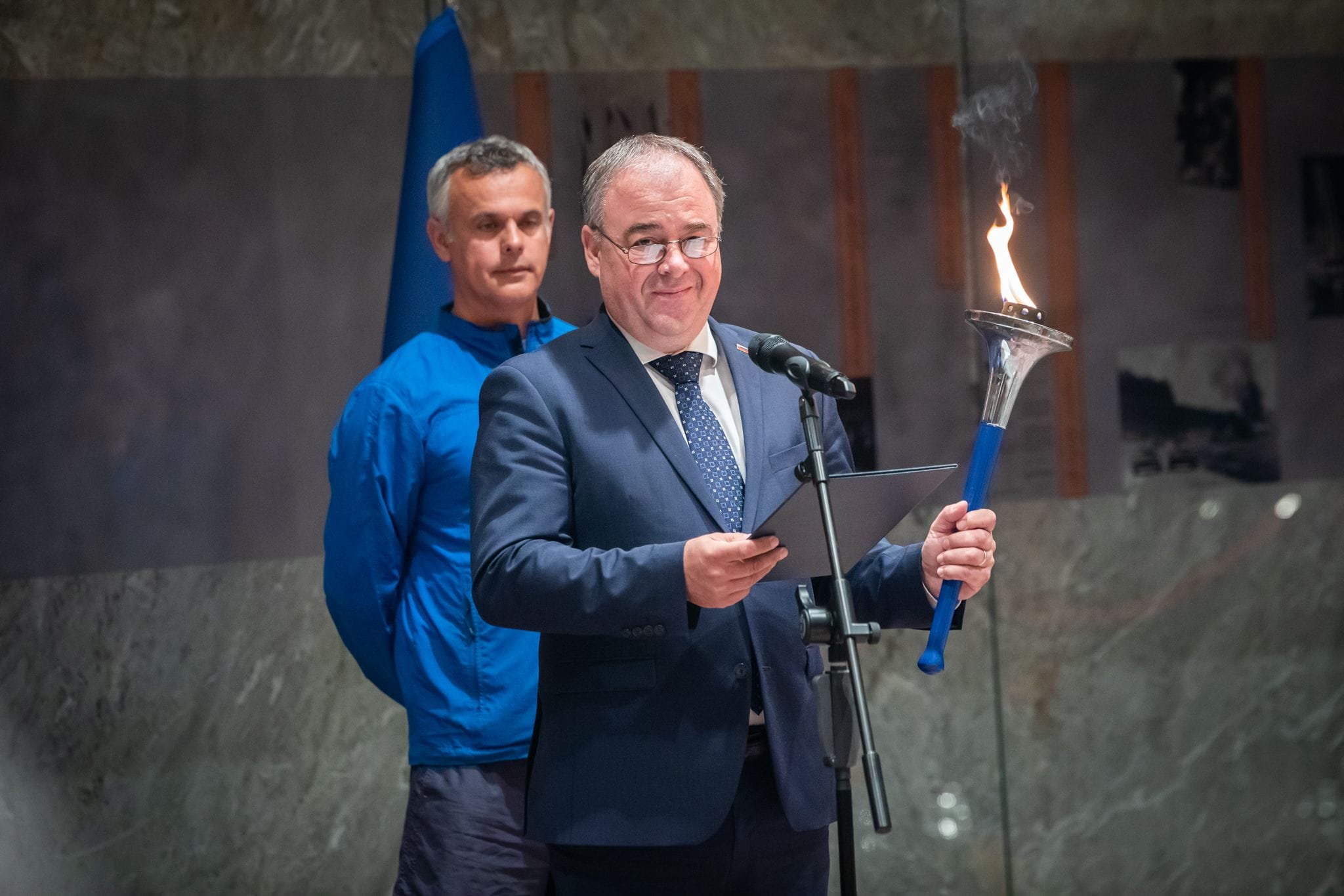 Danijel Krivec: Simbol teka s plamenico razumem kot močan simbol upanja