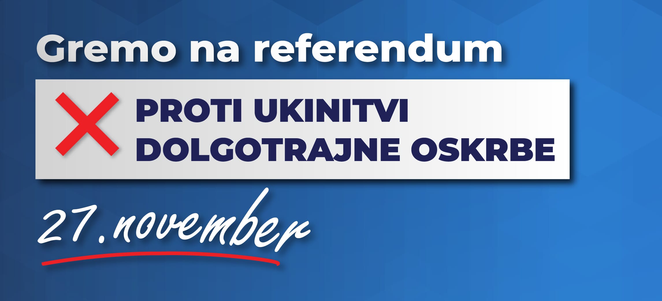 PROTI ukinitvi dolgotrajne oskrbe