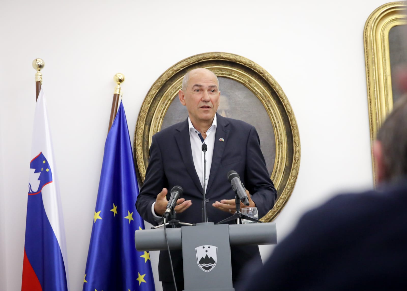 Predsednik SDS Janez Janša: Temeljna norma je, da za vse veljajo enako vatli, da je zločin zločin
