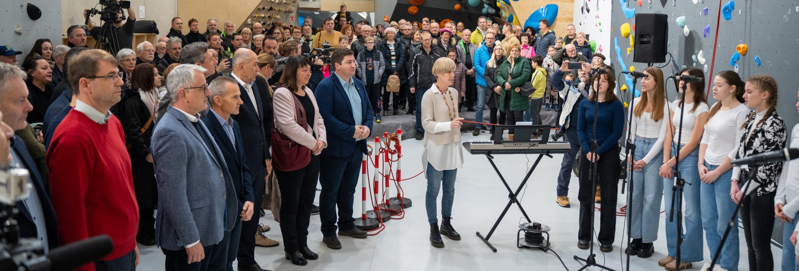 Otvoritev plezalnega centra v Prevaljah