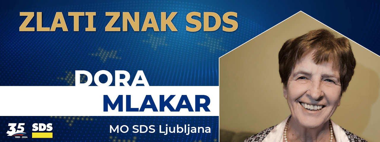 Dora Mlakar 35 let zlati znak