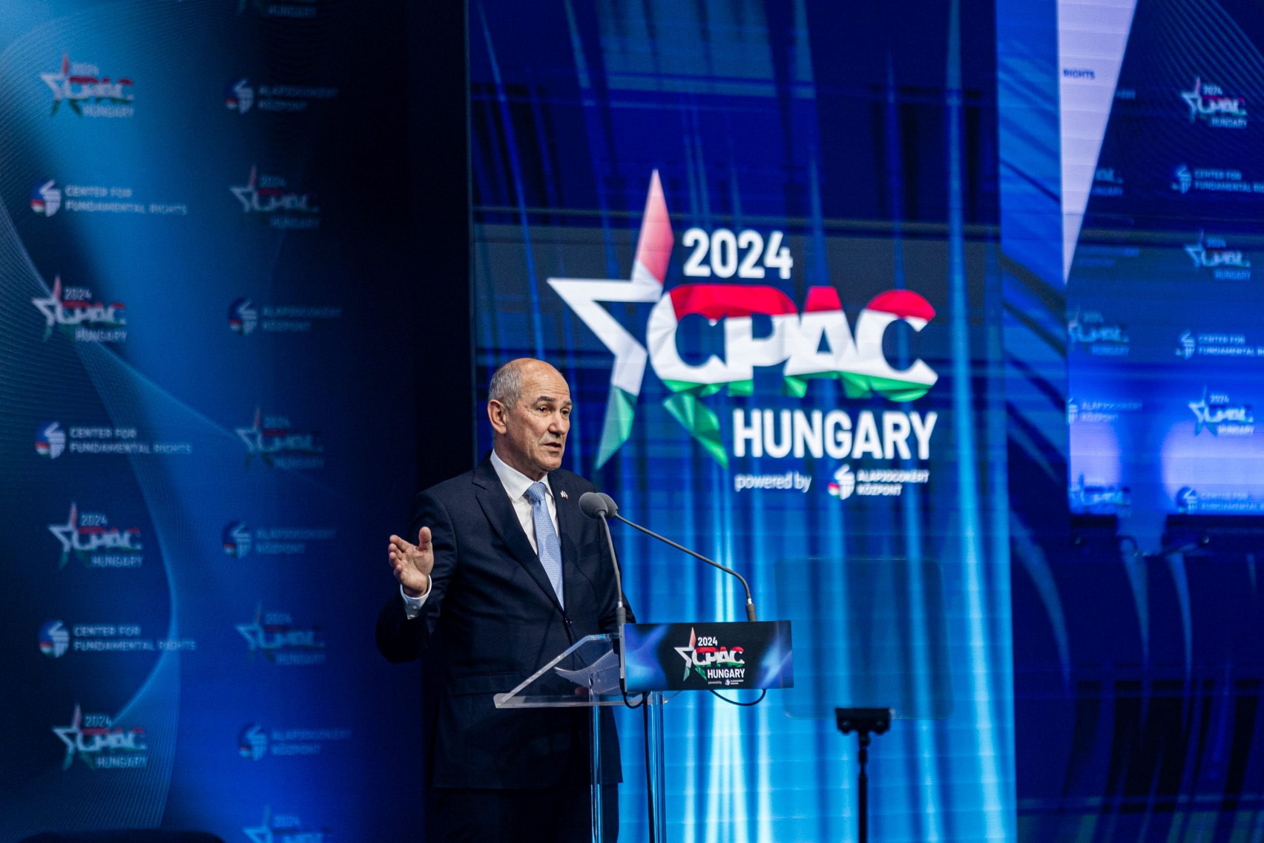 Janez Janša na CPAC: Zaščitimo meje in svobodo govora
