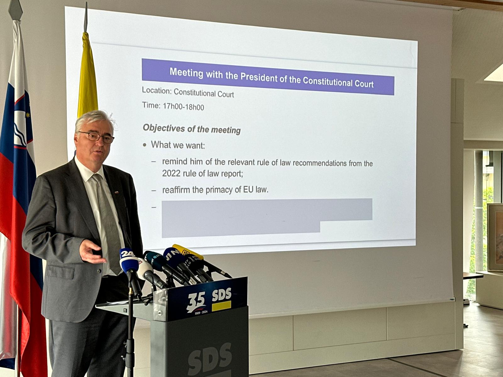 dr. Milan Zver vložil tožbo na Splošno sodišče EU zoper Evropsko komisijo