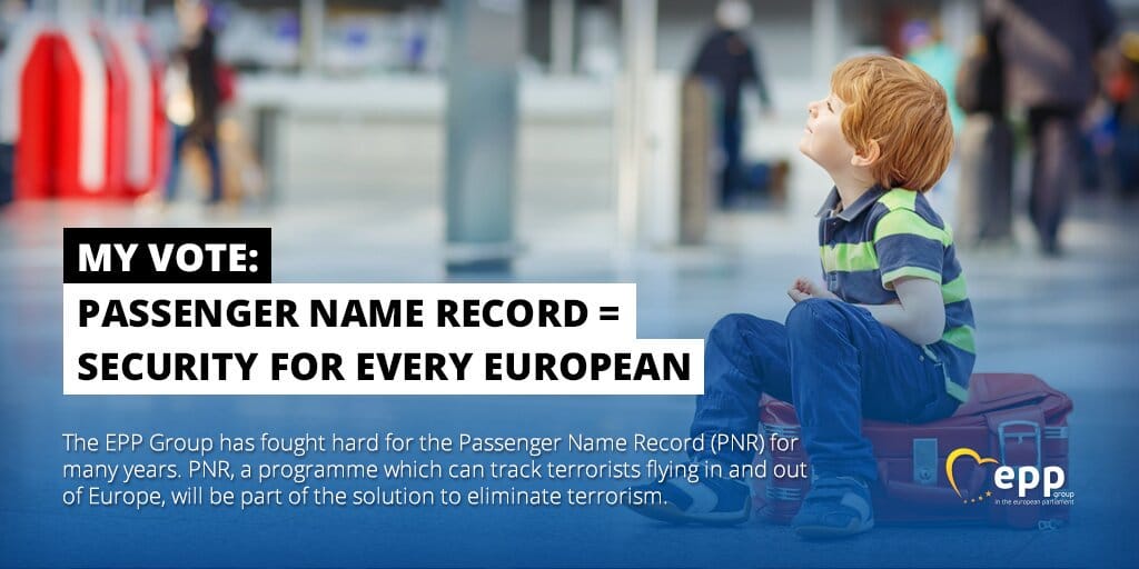 PNR - Evidenca podatkov o letalskih potnikih