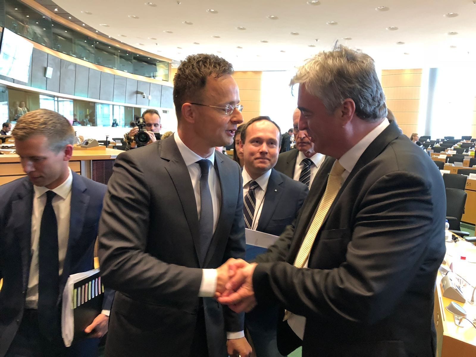 Srečanje z madžarskim zunanjim ministrom
