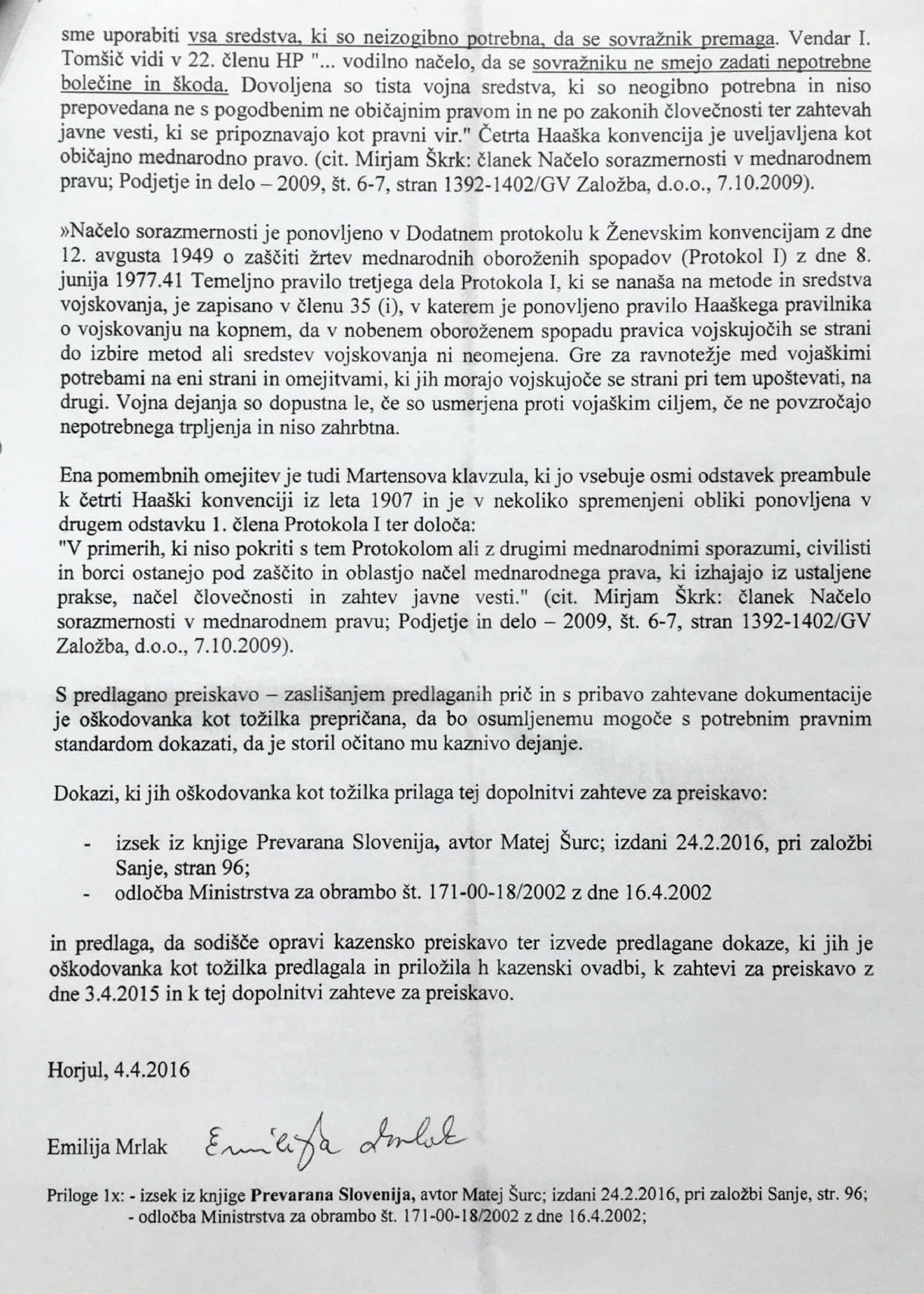 Nova obtožnica