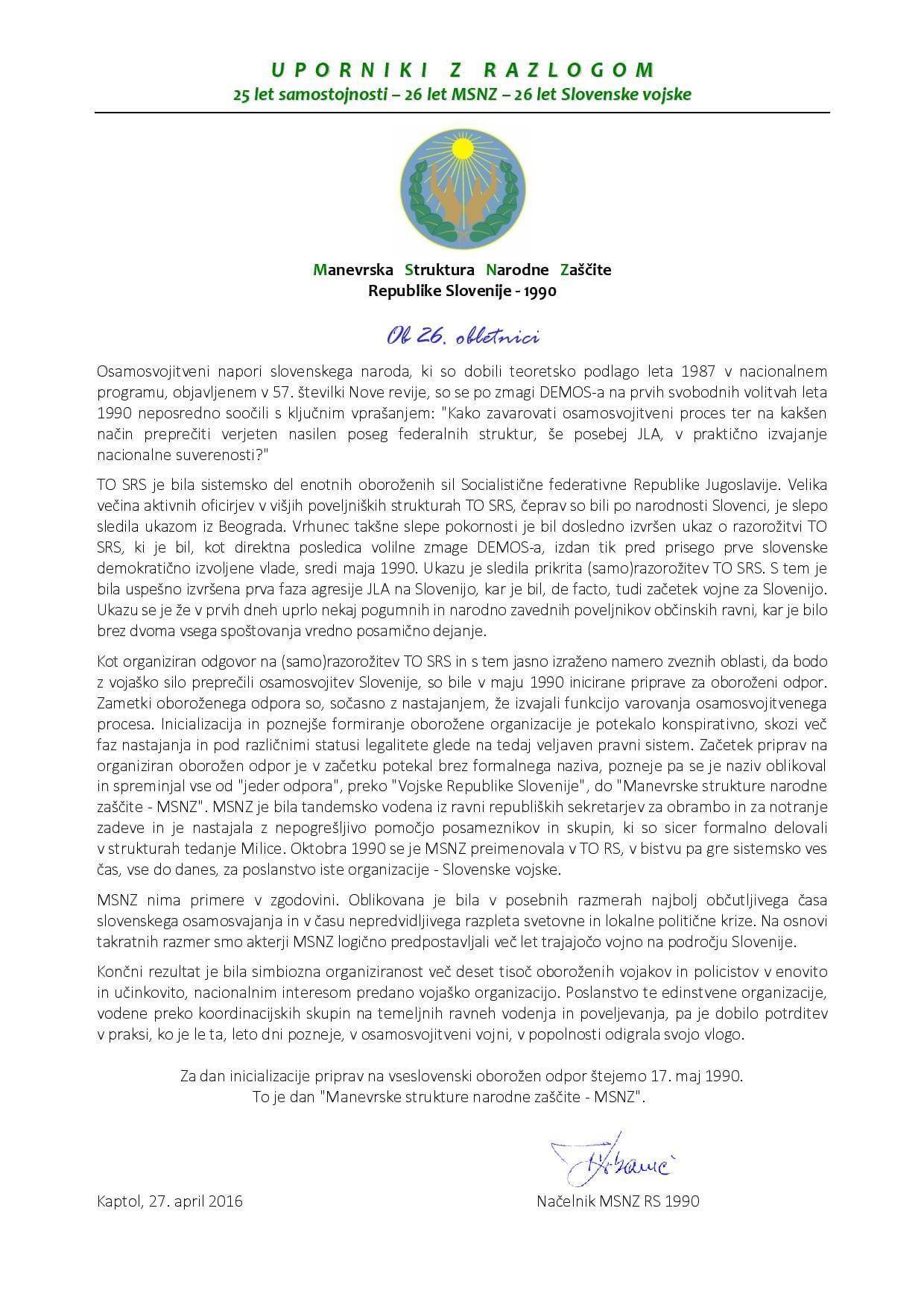 podpora MSNZ