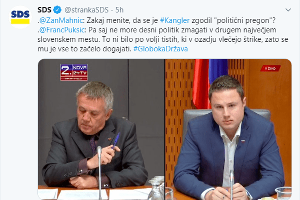 Tvit preiskovalna komisija Kangler - Pukšič