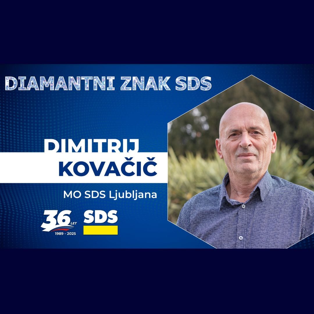 Diamantni znak prejme Dimitrij Kovačič