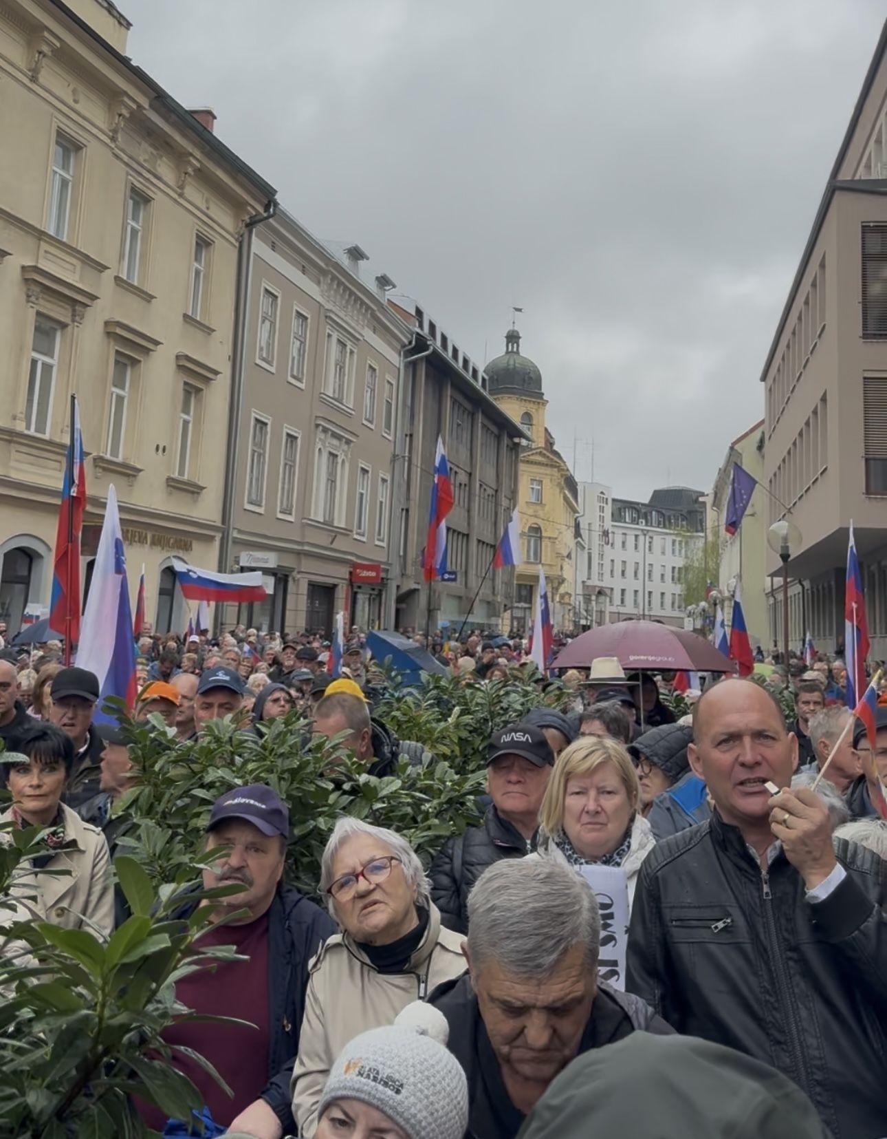 Protest proti krivosodju v Celju, 15.4.2025