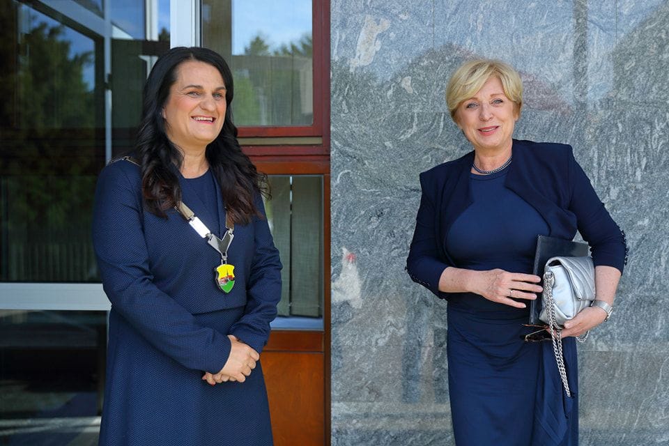 Romana Tomc nagovorila občane Destrnika ob občinskem prazniku