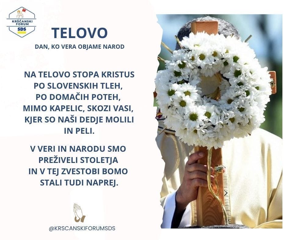 Telovo – praznik vere, skupnosti in slovenskega srca