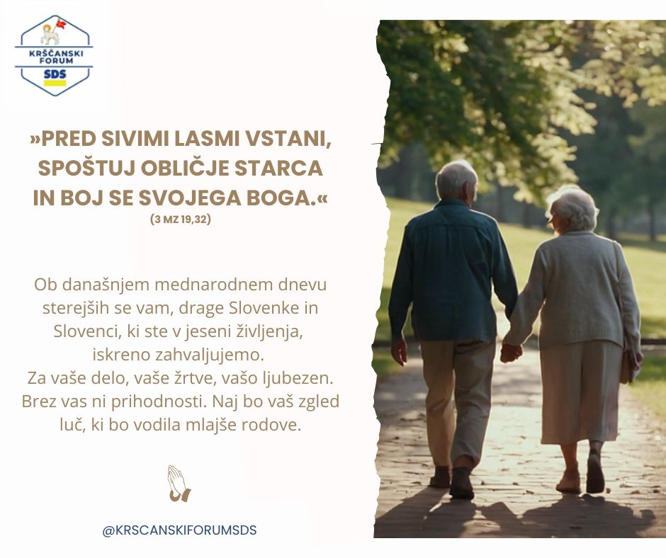 Spoštovanje do starejših je spoštovanje do samega sebe