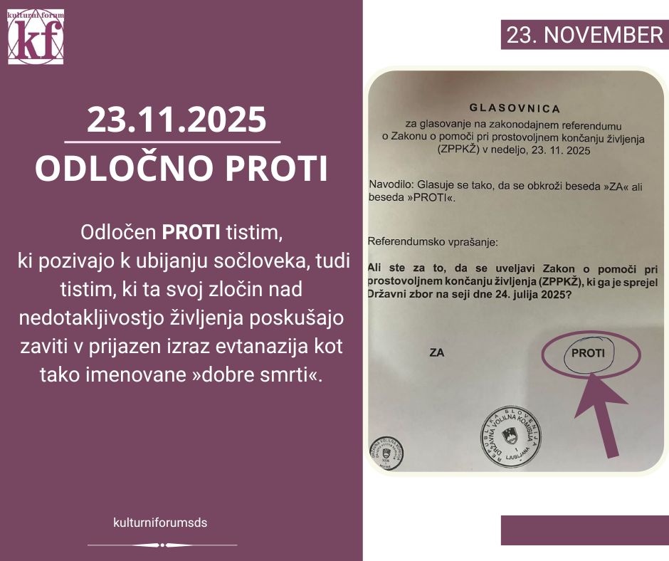 23.11. BODI ODLOČNO PROTI