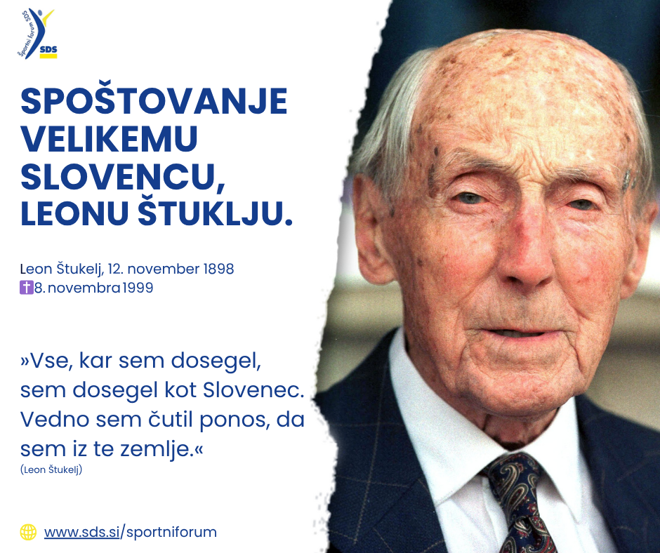 ŠPORTNI FORUM SDS OBELEŽIL ROJSTNI DAN NAJVEČJEGA SLOVENSKEGA OLIMPIJCA