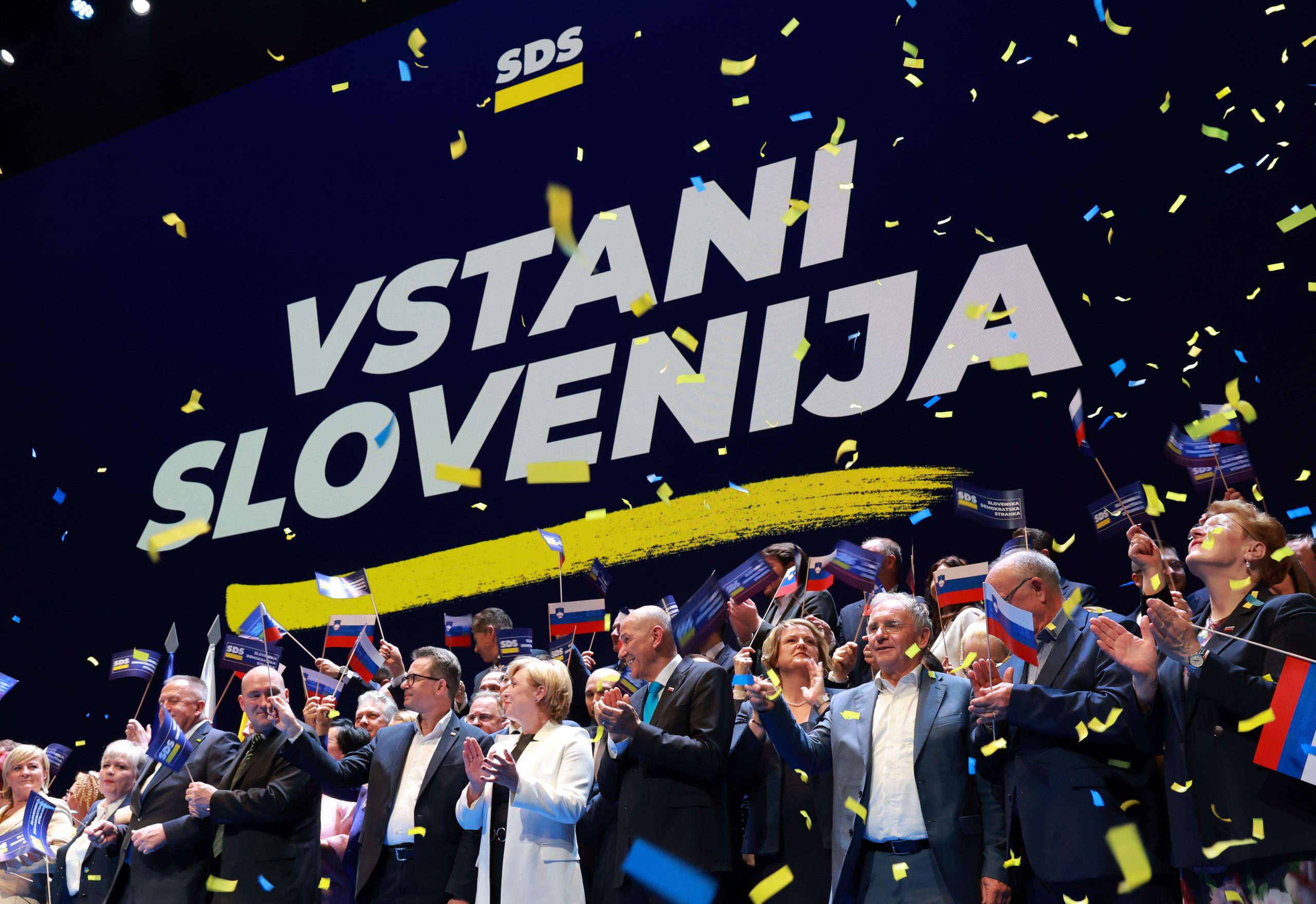 Programske predstavitve na predvolilni konvenciji SDS: strokovni svet in kandidati predstavili program za Slovenijo