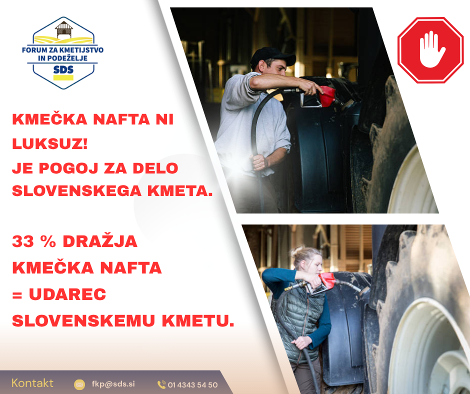 NADALJUJE SE PRITISK NA SLOVENSKEGA KMETA: NESORAZMEREN DVIG CEN KMEČKE NAFTE