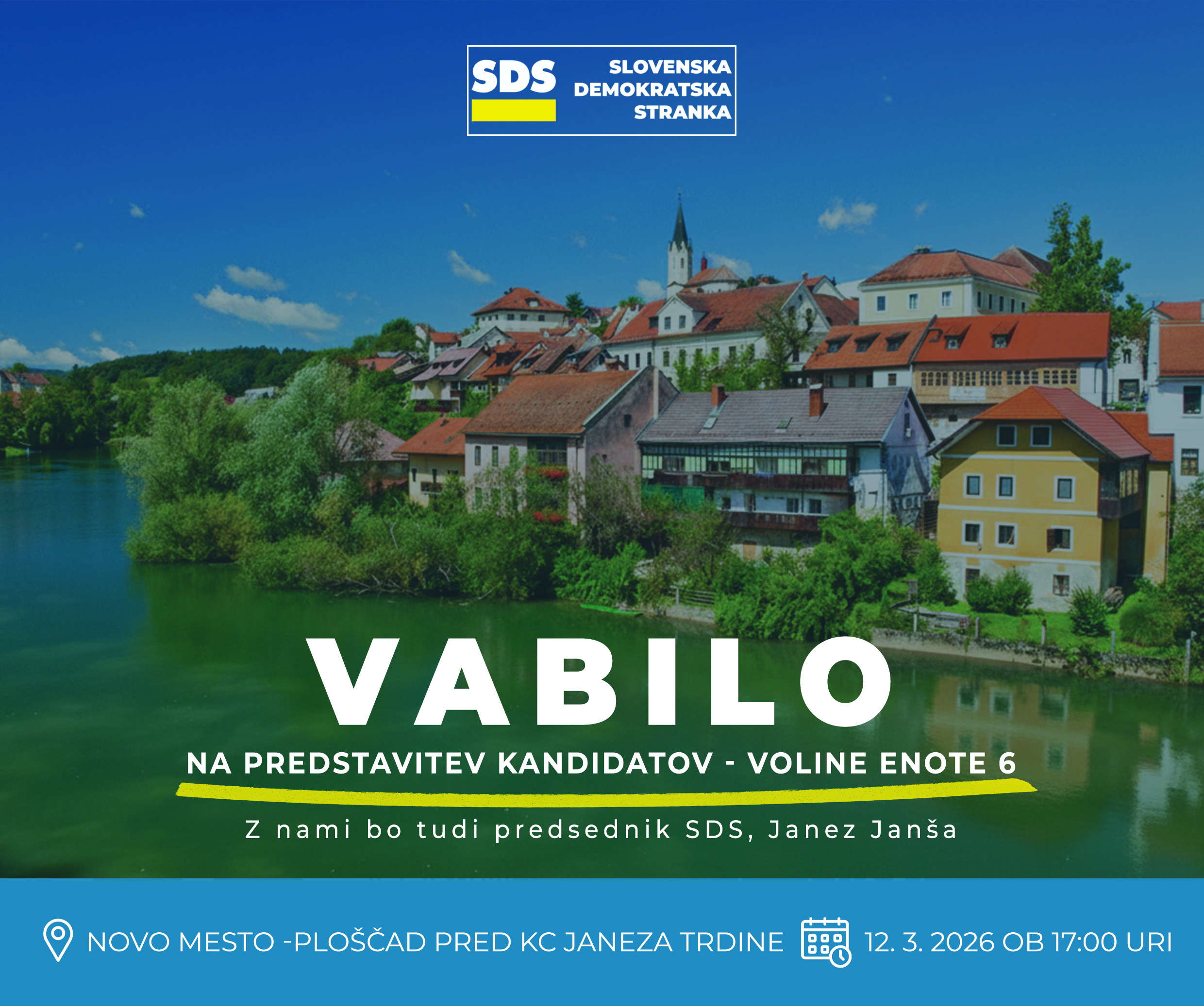 Predstavitev kandidatov volilne enote 6