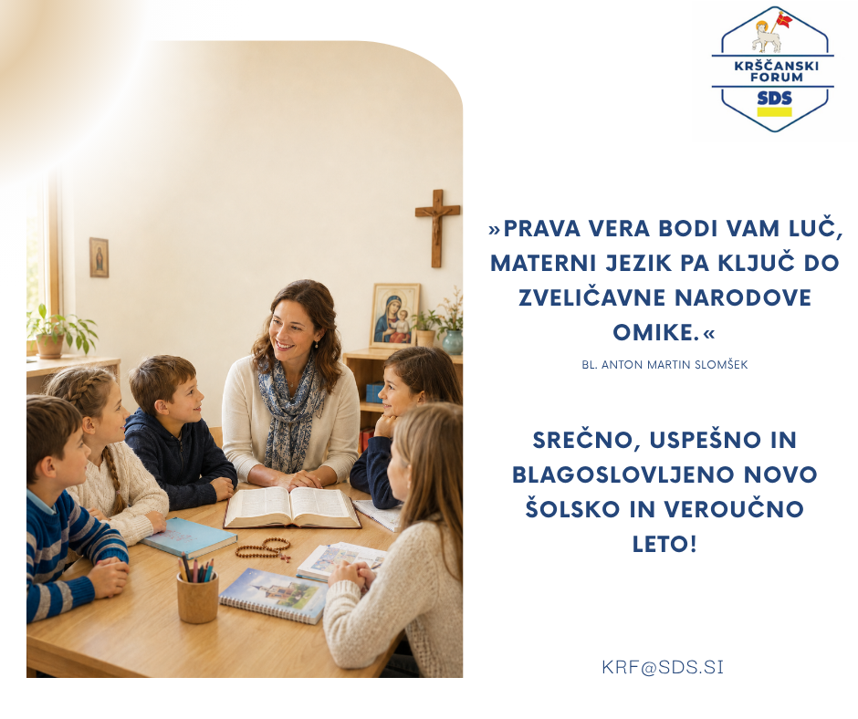 OB ZAČETKU NOVEGA ŠOLSKEGA IN VEROUČNEGA LETA